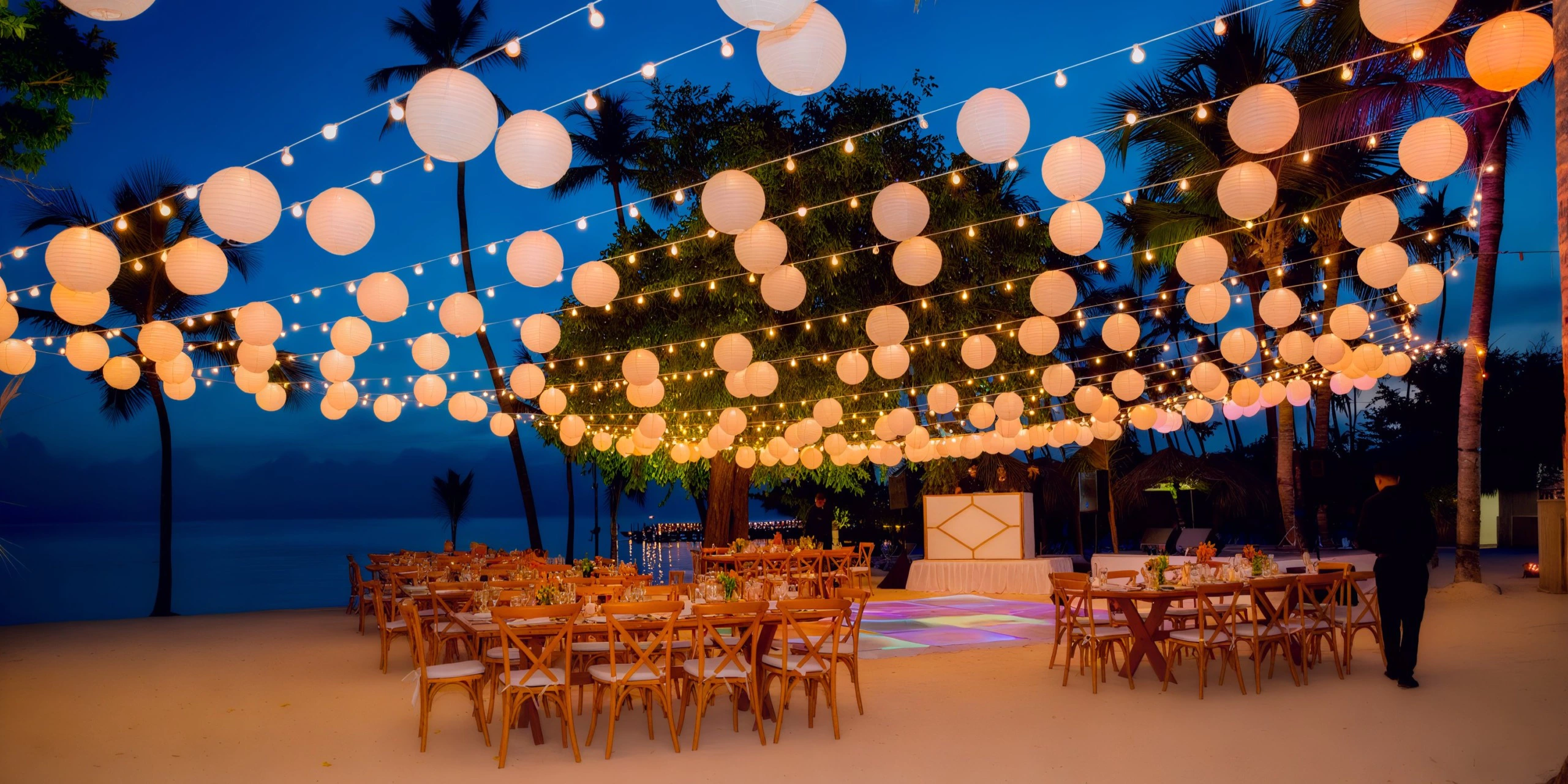 Coral Beach adults-only beachfront wedding venue at Dreams La Romana Resort & Spa