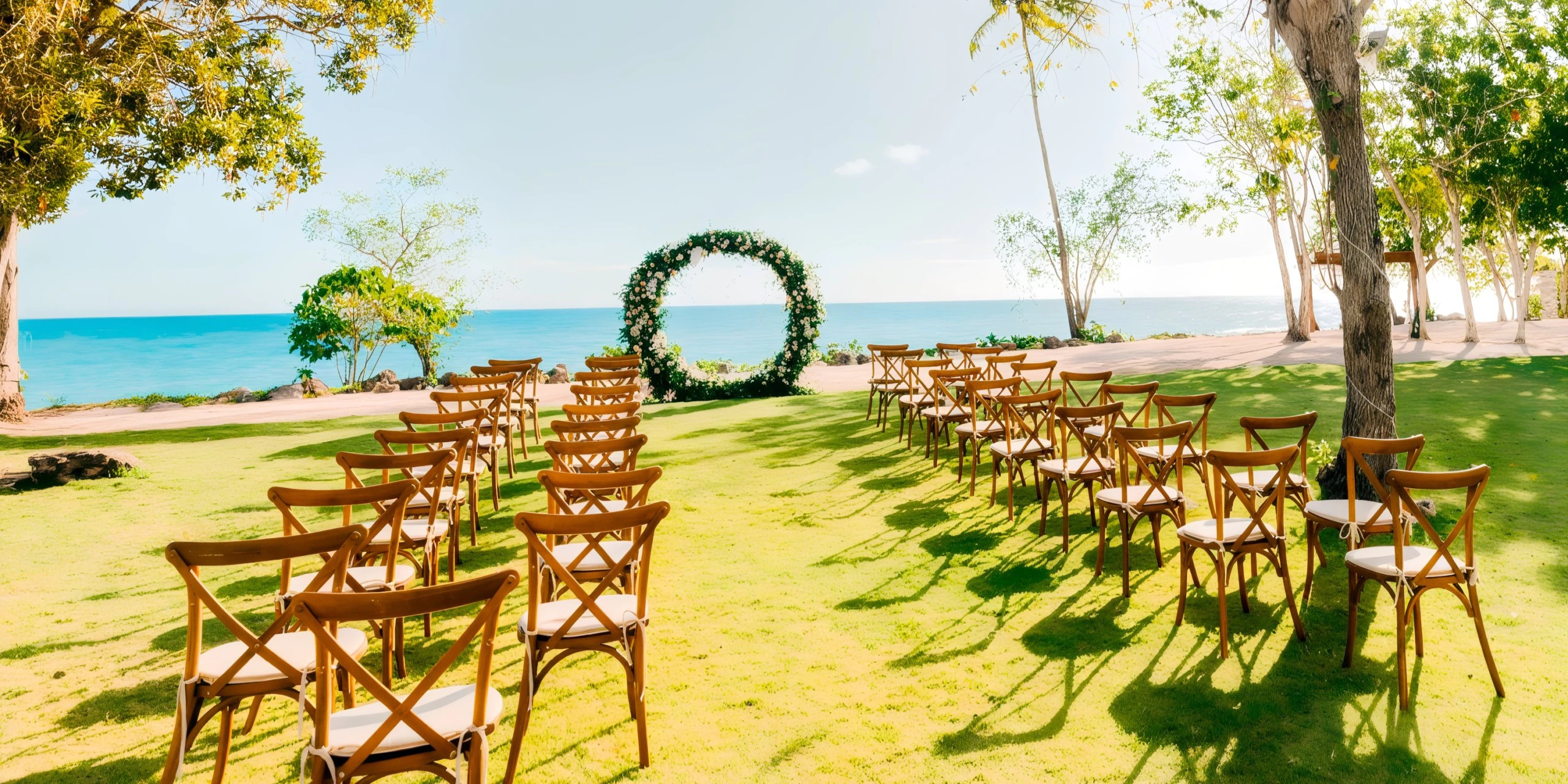 Sunset Garden tropical wedding venue at Dreams La Romana Resort & Spa
